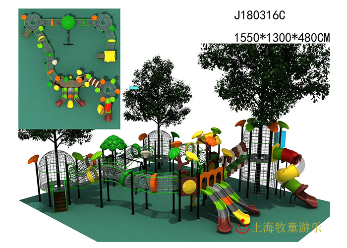 儿童组合滑梯-上海牧童游乐玩具有限公司